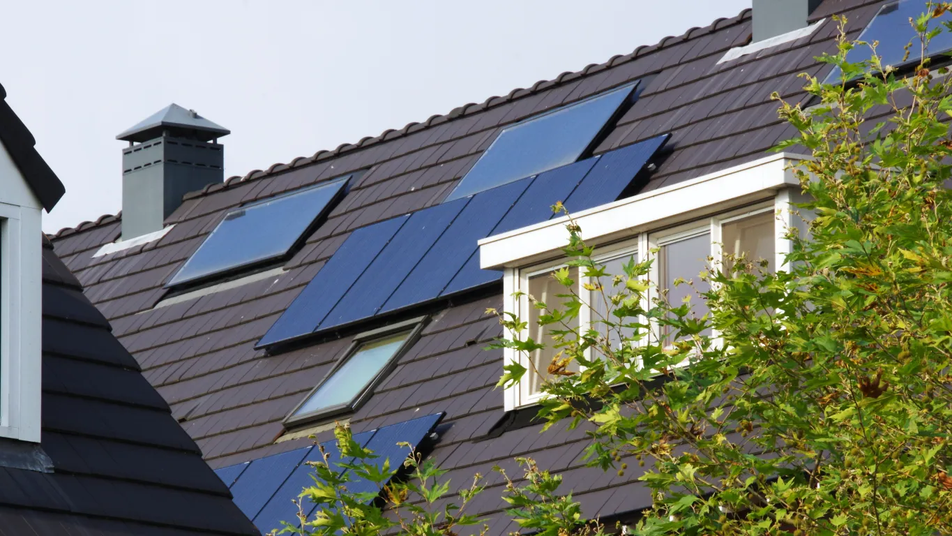Zonnepanelen op dak
