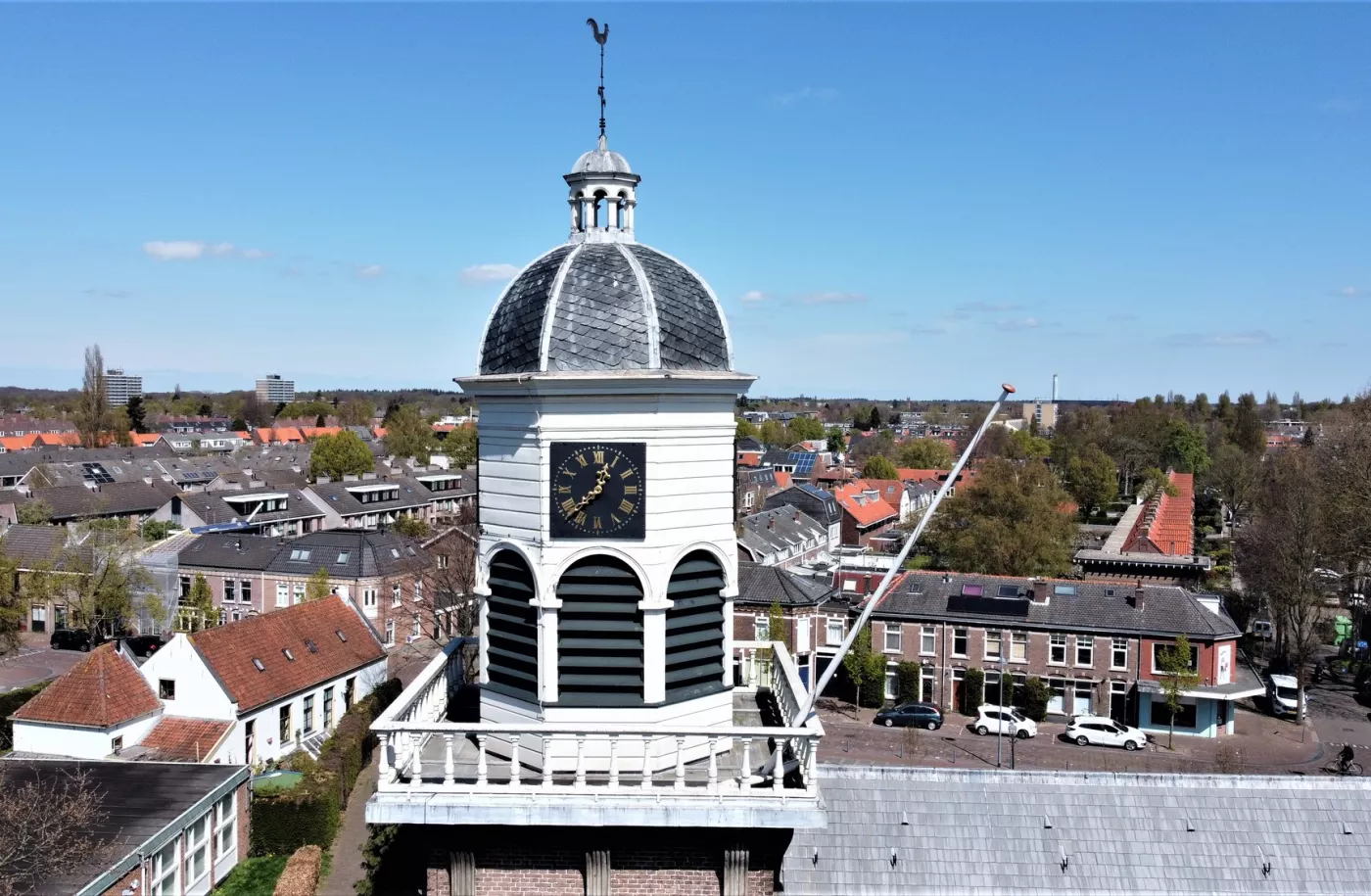 Gezicht op de Dorpskerk in gemeente De Bilt