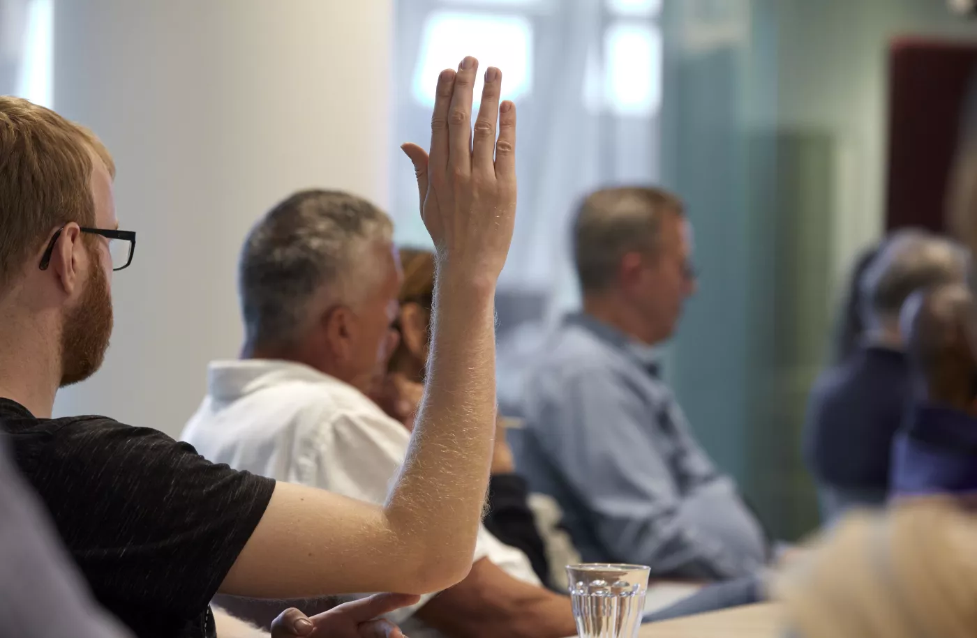 Informatiebijeenkomst VvE's man steekt hand op