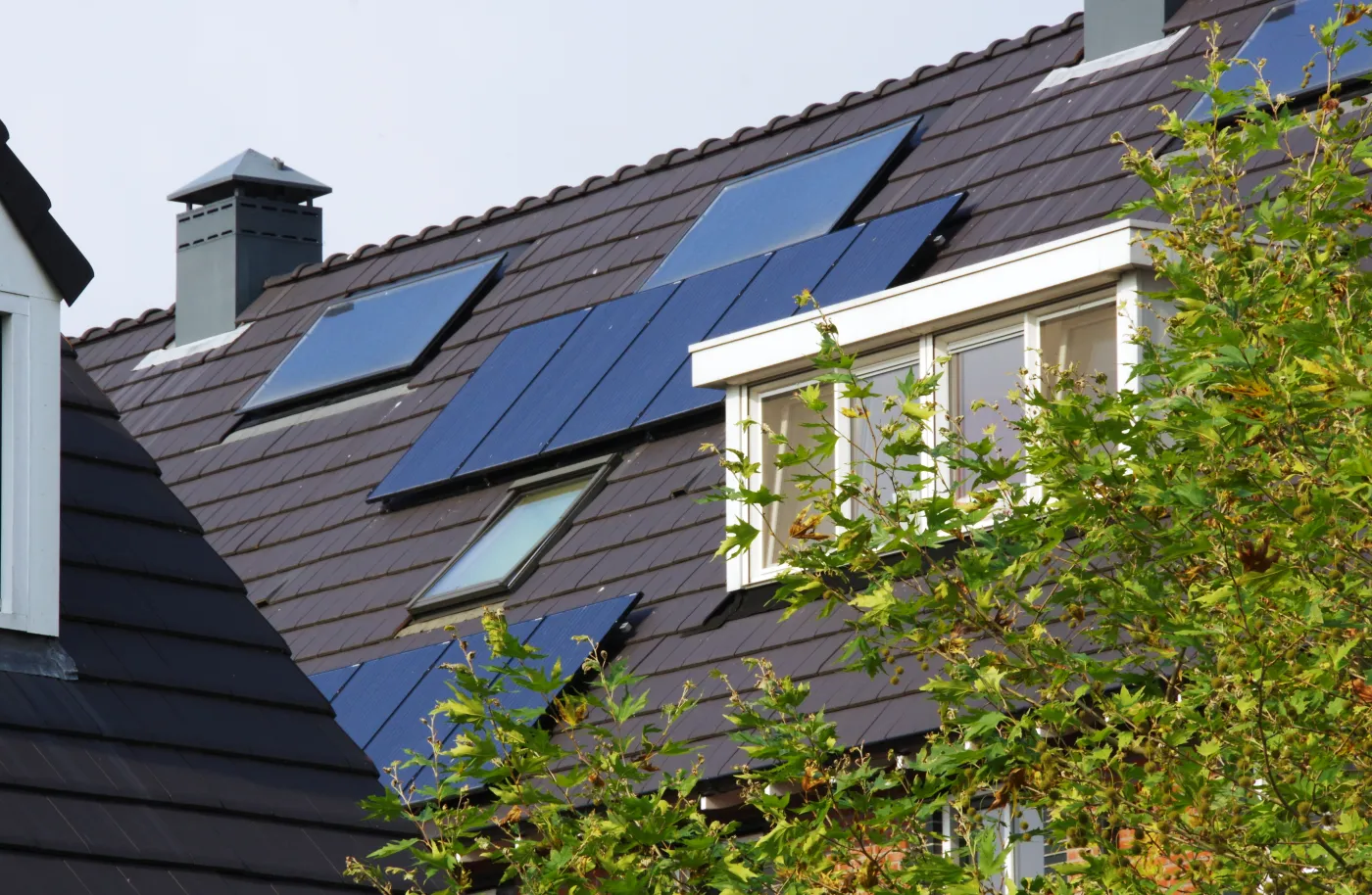 Zonnepanelen op dak